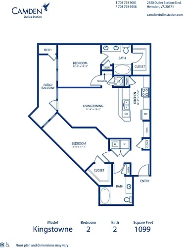 Floor plan Kingstowne