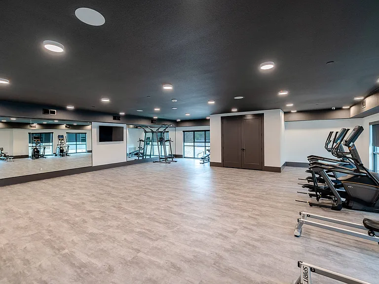 Two-Story Fitness Center with Cardio, Resistance, and Free Weights