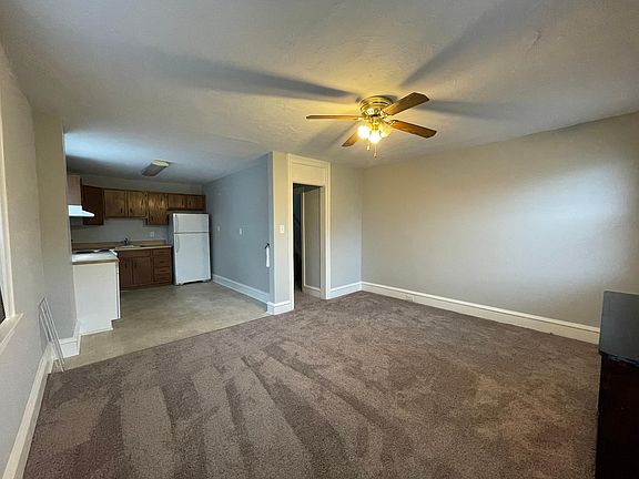 Living room and kitchen