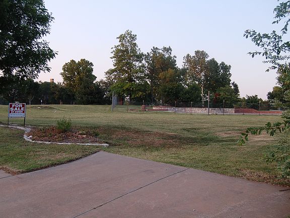 Looking from front to rear of lot