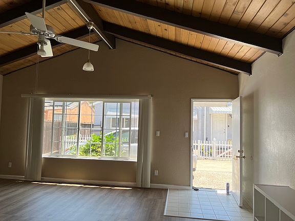 Looking out from kitchen