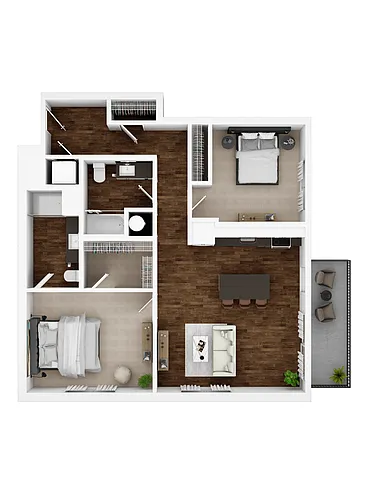 Floor plan Pinkston