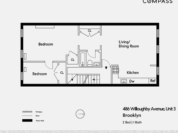 2nd image of 486 Willoughby Ave #2