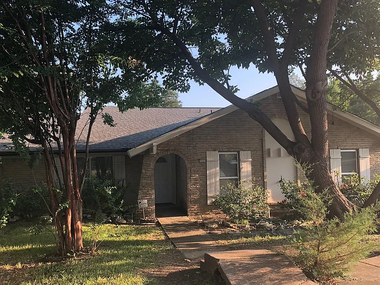 Hazardous tree removed for safety and improved visibility of the property.
