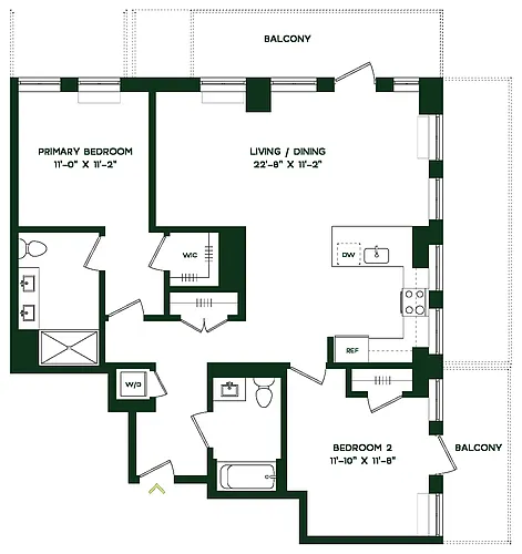 Floor plan B14E