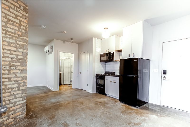Studio Apartment at The North Hotel. FLATS Apartments in Humboldt Park.