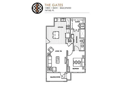 Floor plan Gates