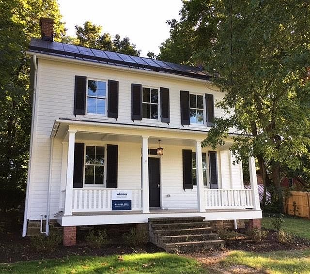 Front of house with Porch