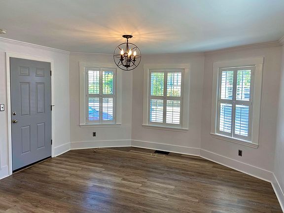Living Room with plantation shutters