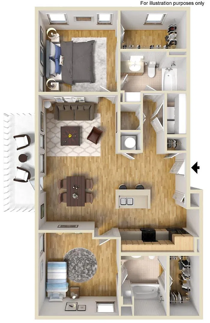 Floor plan The Crossing