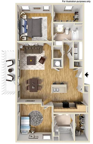 Floor plan The Crossing