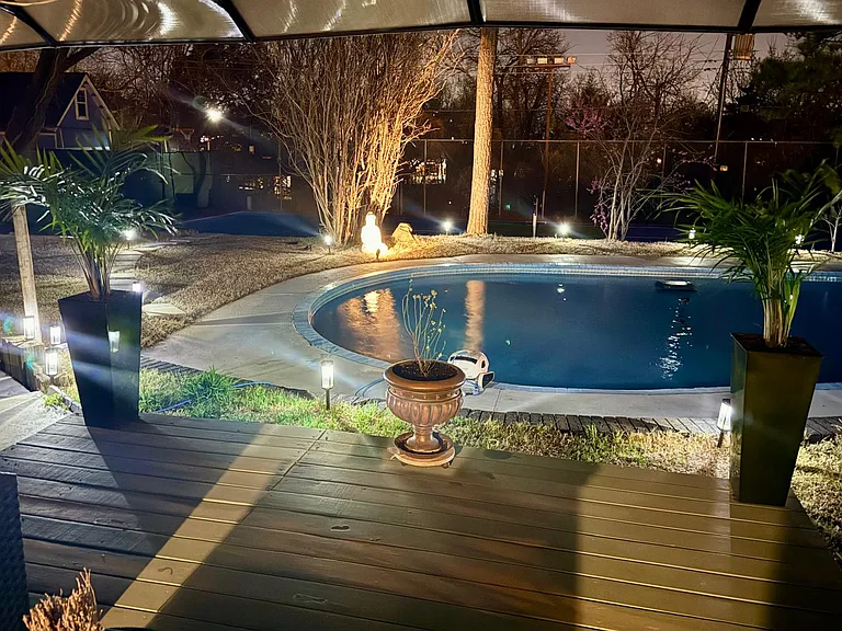 pool from patio