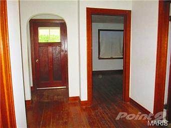 View of front entry into home.