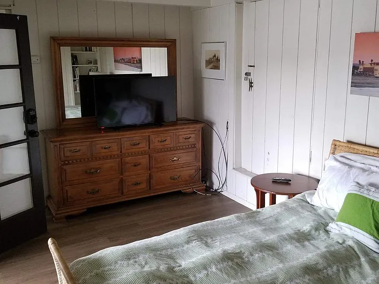 Bonus room under the house with queen bed