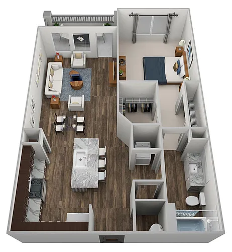 Floor plan A1 (Palm)