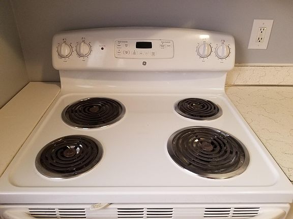 Electric range and self-cleaning oven