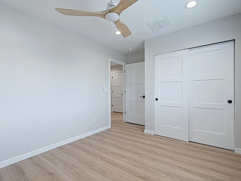 Bedroom 3 with large Wall Closet