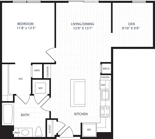 Floor plan A1DDS