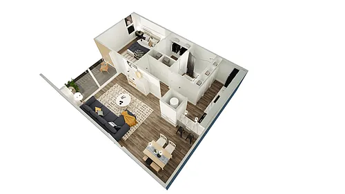 Floor plan 1 Bedroom