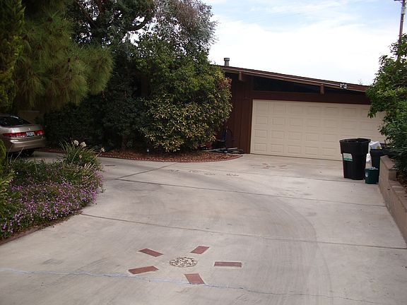 Huge pull-through driveway