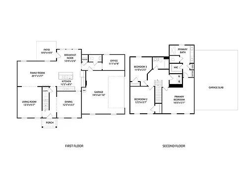 Floor plan Maxwell