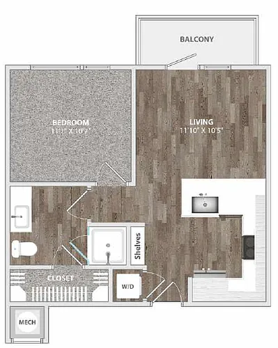 Floor plan A1a