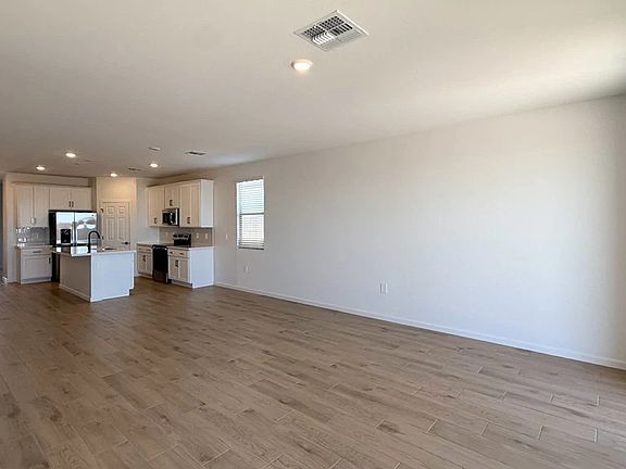 Great room and kitchen