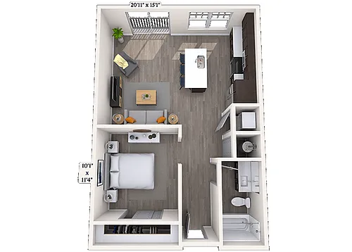Floor plan A1A