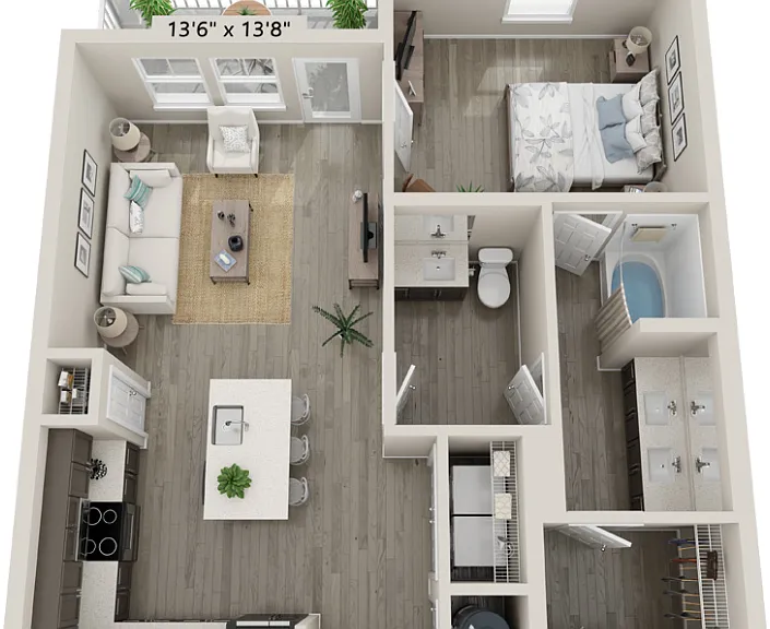 A4 floor plan Trails at Hunters Lake