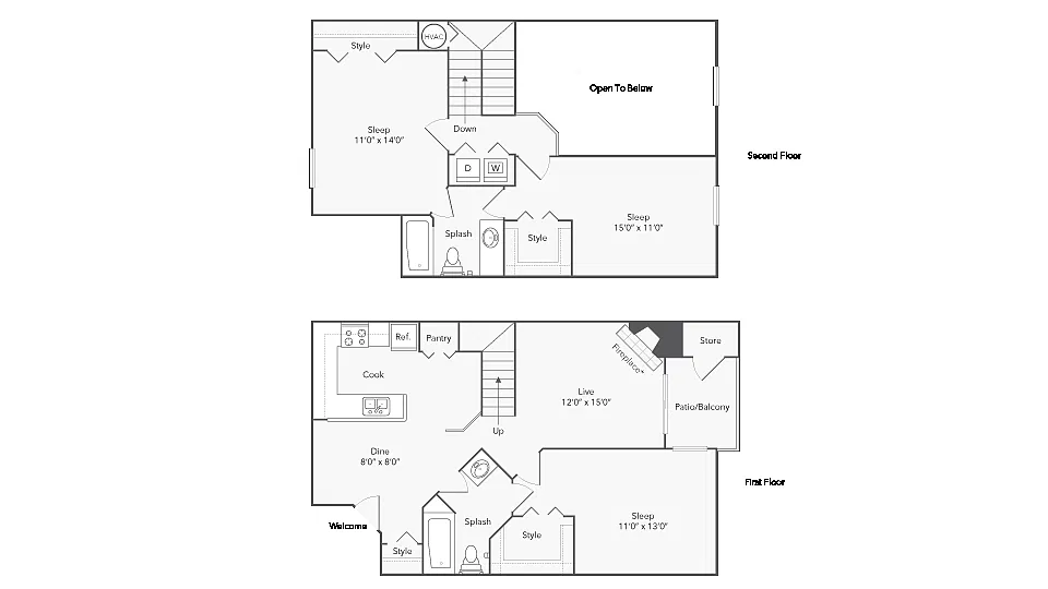 Floor plan Douglas