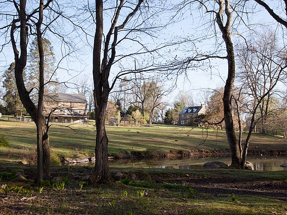 upper pond barn and house