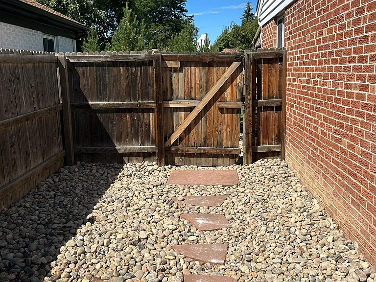 Entry to backyard