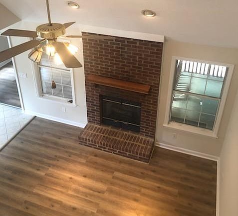 living room from above