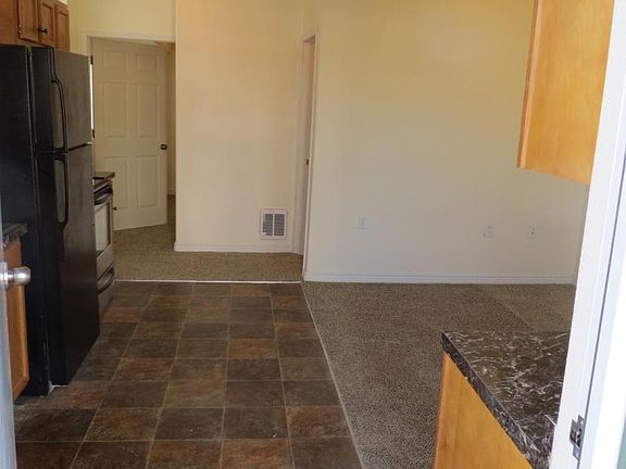 Enter into kitchen combine with living room