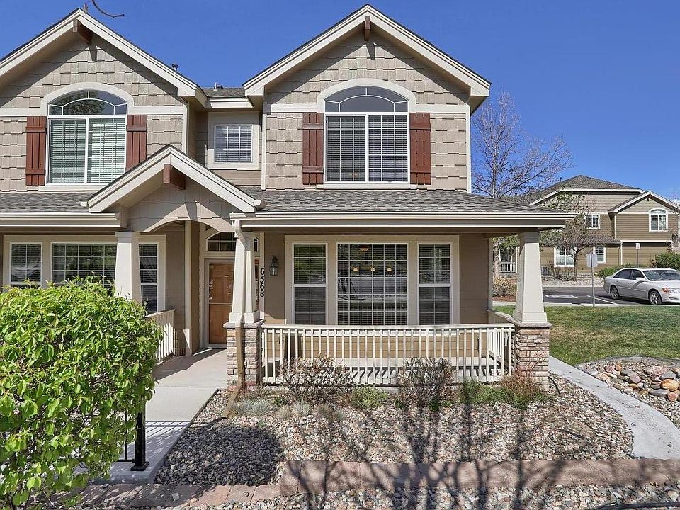 Front Exterior with Covered Front Porch - End Unit