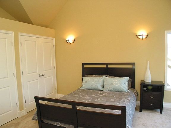 Huge master suite with views, dual closets 