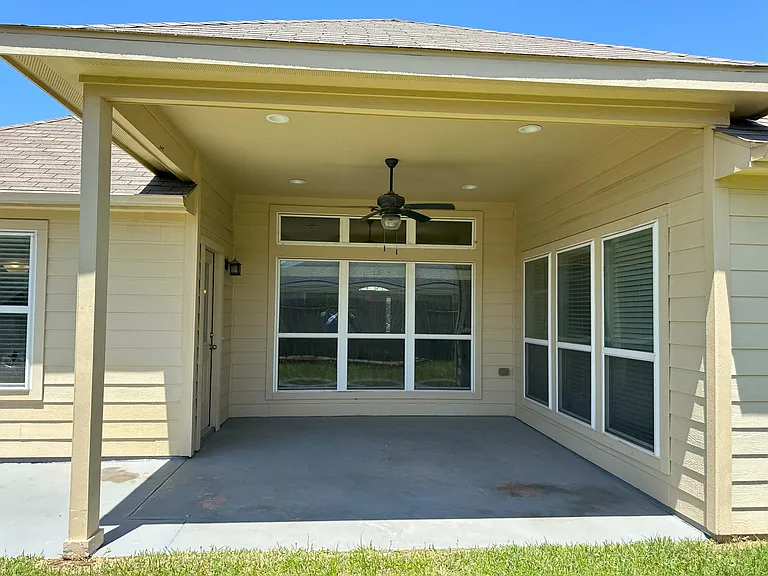 Covered patio