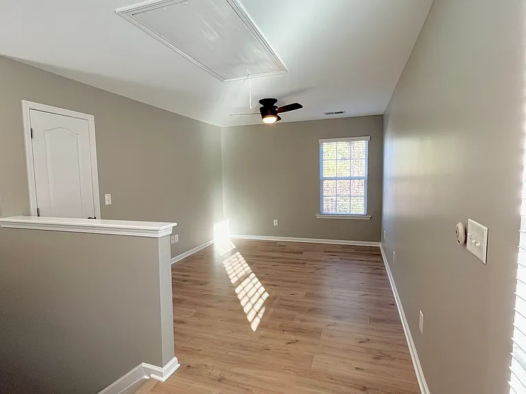 Upstairs loft and storage closet