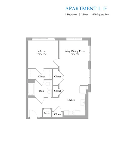 Floor plan 1F