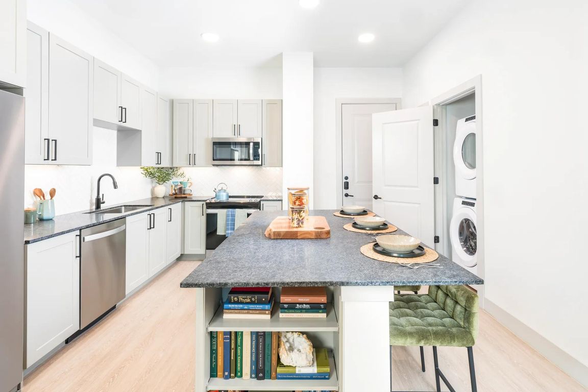 ENERGY STAR_ stainless steel appliance package with front control ranges and hidden control dishwashers
