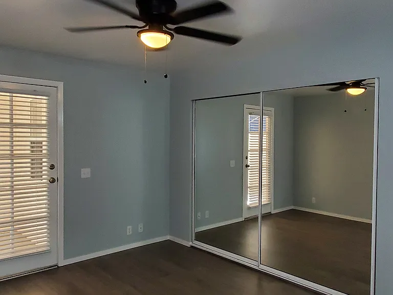 Master bedroom closet doors