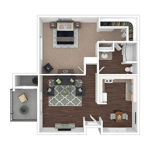 Floor plan 1X1