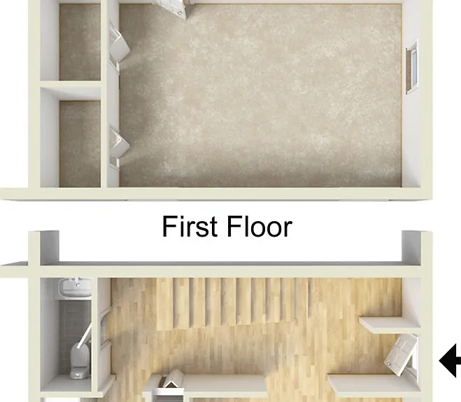 Two bedroom townhome floor plan Two bedroom townhome floor plan
