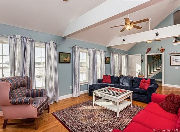 Great room with hardwood fl...