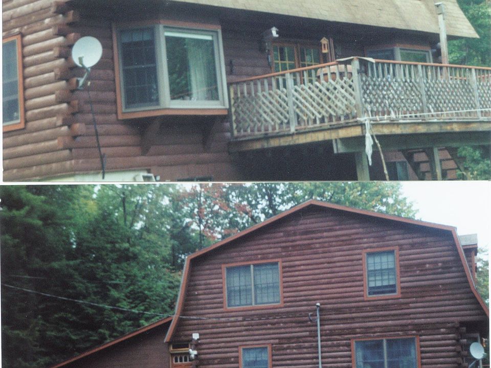 Southern side top Western side bottom 11 acre yard with lawn, garden & forest