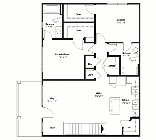 Floor plan B3