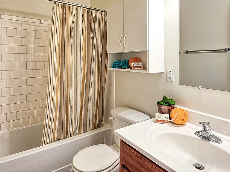 Bathroom with tub
