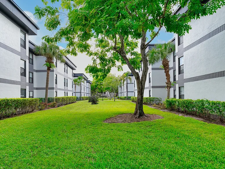 Exterior Apartment Building at Halcyon Apartments