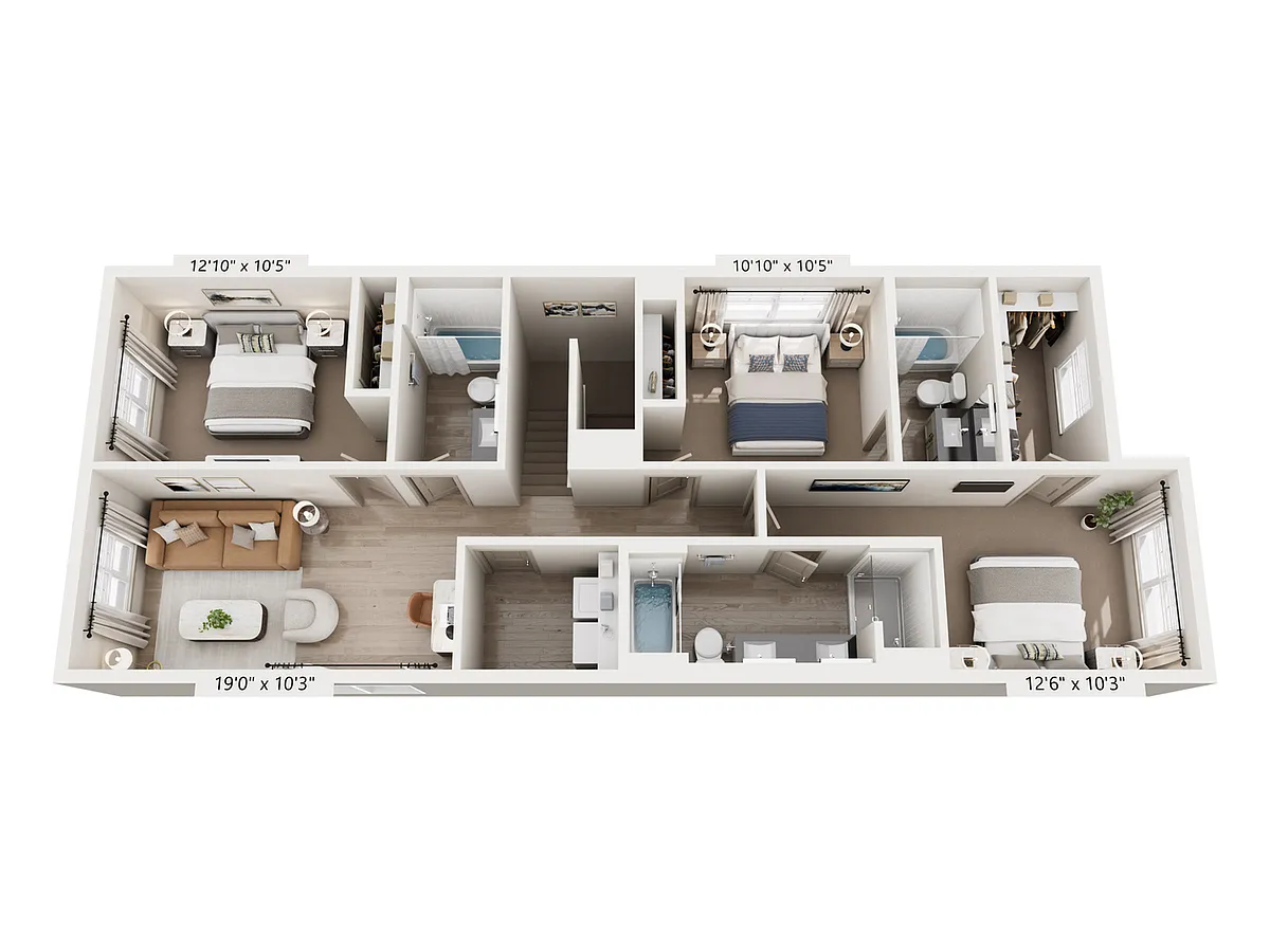 Floor plan D1A