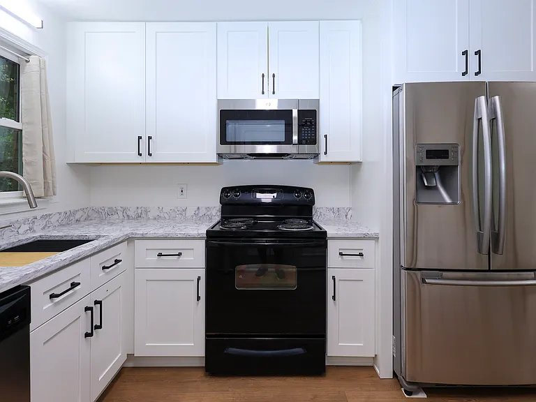 New Microwave with vent over stove!